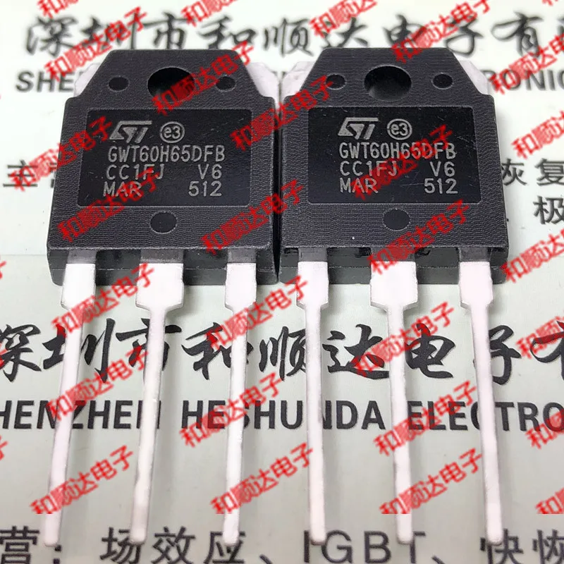

10pcs/lot GWT60H65DFB STGWT60H65DFB New Spot TO-3P