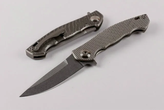 BoutiqueD2 TC4 titanium alloy Handle Straight Fixed Blade Knife Tactical Self Defense Edc Collection Hunting Camping Knives A929