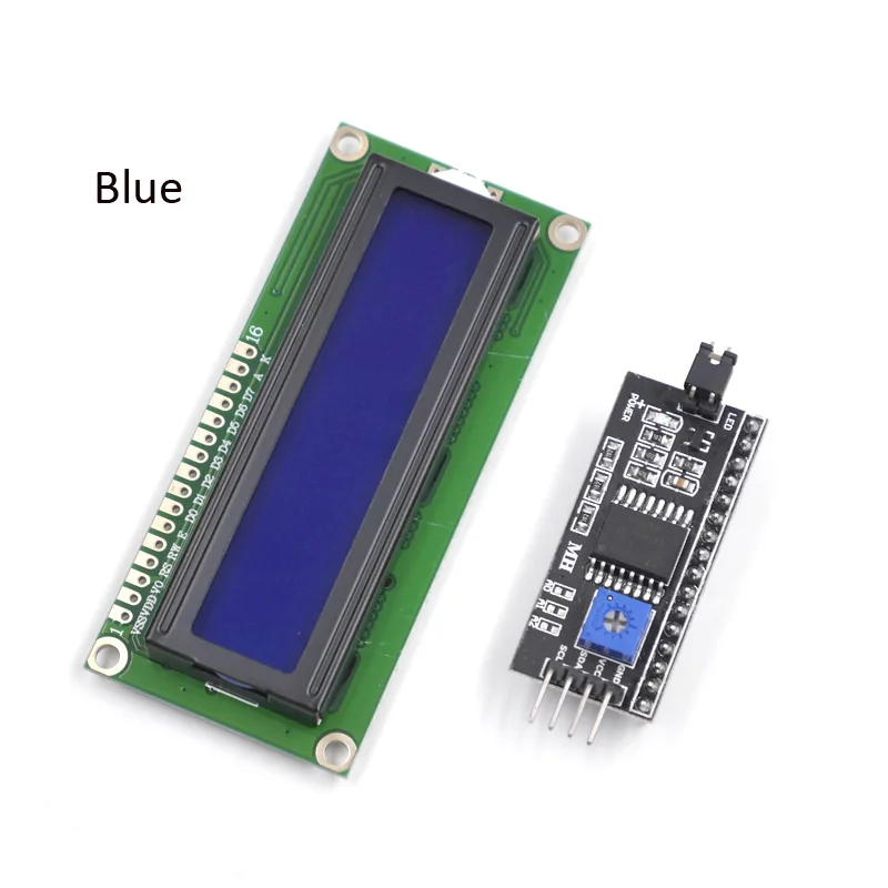 Модуль ЖКД синий зеленый экран IIC/igc 1602 для arduino 1602 lcd UNO r3 mega2560 lcd 1602 - Цвет: I2C LCD1602 Blue