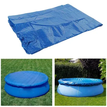 

Dust Pool Cover Protector Solar Cover for Round Frame Pools Pool Cover for Round Above Ground Inflatable Swimming Pool J