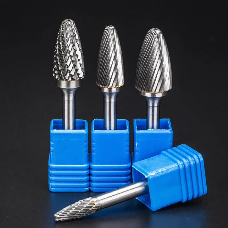 

Carbide Rotary File Tungsten Steel Milling Cutter Metal Grinding Rotary File Wood Carving Head Router Bit for Metal Polishing