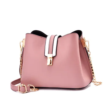 

Fashion tote bags for women 2019 crossbody bags for women PU leather shoulder bag ladies handbag channels handbags pink bag