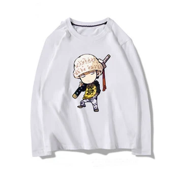 

2020 Autumn One Piece Luffy Funny White Anime T Shirt Men Black Grey Long Sleeve High Quality O-Neck Harajuku Couple Tops S-3XL