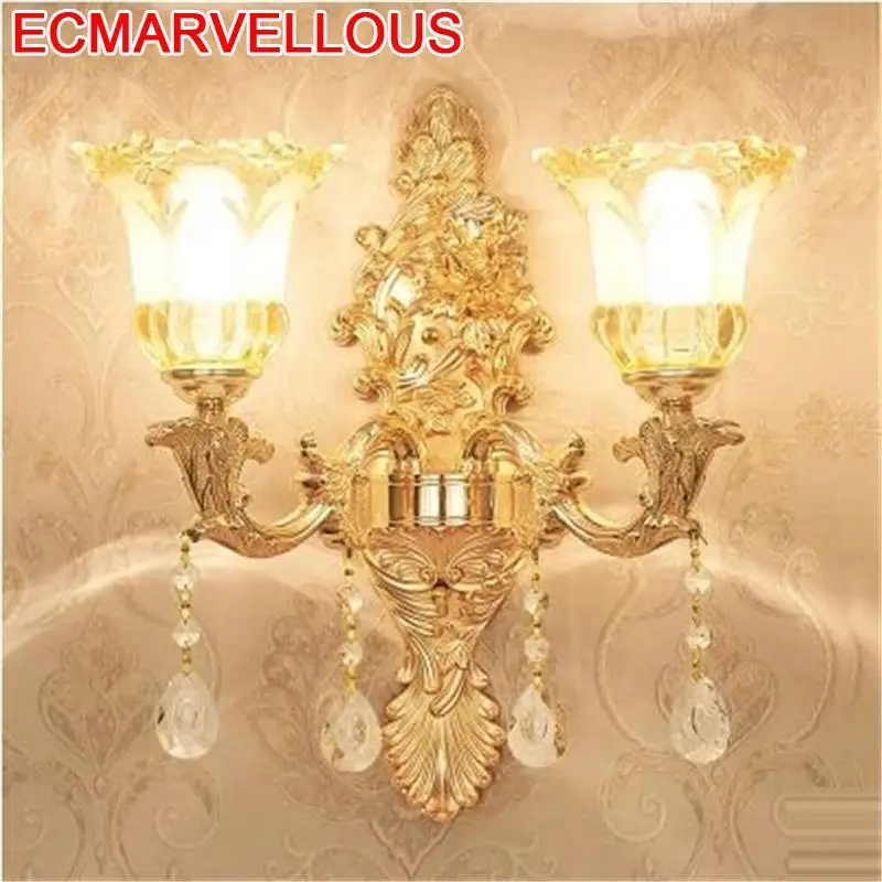 Luminaria Coiffeuse Avec Miroir Vanity Крытый современный кристалл люминесцентный светильник свет для дома Aplique Luz сравнению настенный светильник