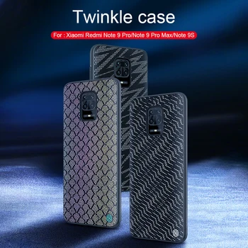 

NILLKIN Redmi Note 9s Global Case Woven Polyester Mesh Reflective Protective Back Cover Case for Xiaomi Redmi Note 9s 9 Pro Max