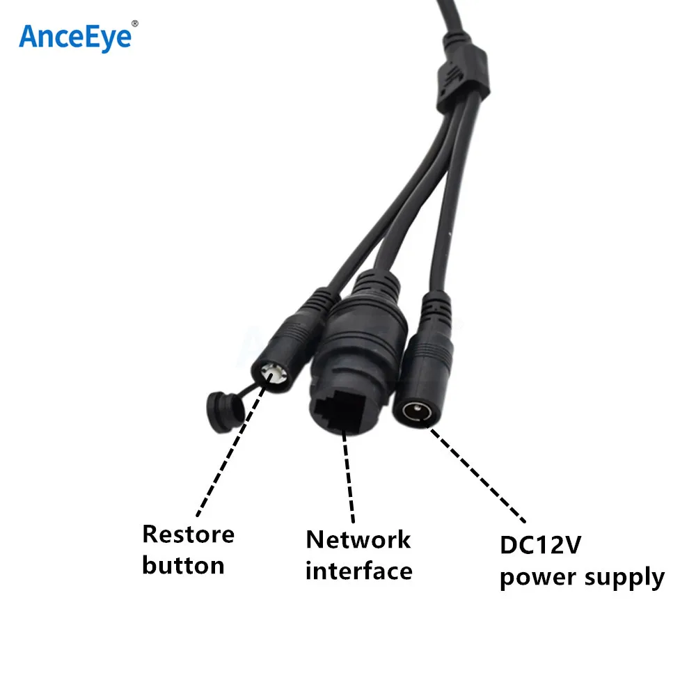 AnceEye 1080p Аудио 1,78 мм широкоугольный объектив для камеры дверного глаза Крытый Onvif P2P миниатюрный Пуля Мини IP и веб-камера ворота камеры