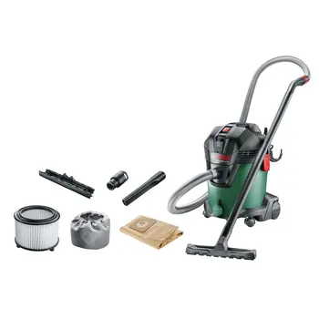 

Bosch AdvancedVac 20 aspirator, 20/13.5 liter, 1200 Watt, green vacuum cleaner and cleaning floors and windows