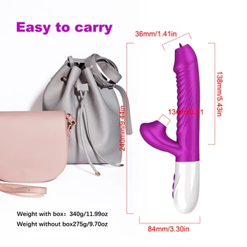 Rabbit Vibrator Sucking Vibration Dildo for Women Dual Motor Heating Female Masturbator G Spot Clitoris Sucker Vibrator Sex Toys 4