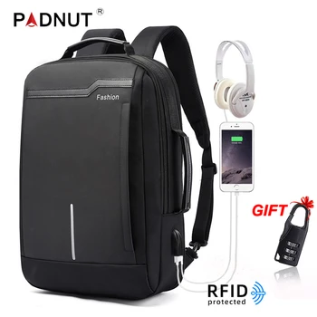

Anti-theft Laptop Backpack 17.3 Inch Anti Theft Bagpack Travel Men Women Back Pack School Bags Men's USB Charger Backpacks Bag