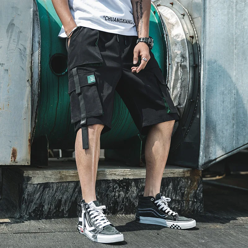 Mens New Cargo Shorts Loose Hip Hop Street Harem Pants Sports Streetwear Dance Casual Pants Pantalones Cortos Hombre Military Mens New Cargo Shorts Loose Hip Hop Street Harem Pants Sports Streetwear Dance Casual Pants Pantalones Cortos Hombre Military