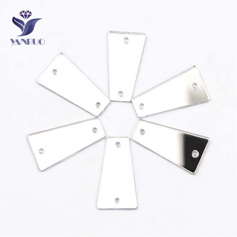 12x23mm YANRUO кристально чистые акриловые стразы 30 шт. Пришивные зеркальные Поделки Сделай Сам стразы с плоской задней частью пришитые камни для рукоделия платья - Цвет: 12x23mm