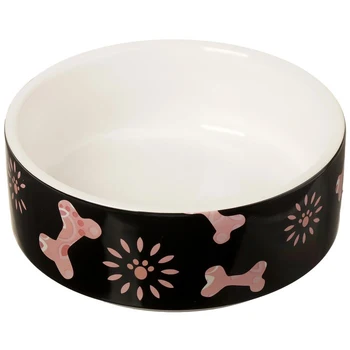 

Ceramic bowl "Fireworks", 11.5 x 4.5 cm, 210 ml, black with pink 1992074