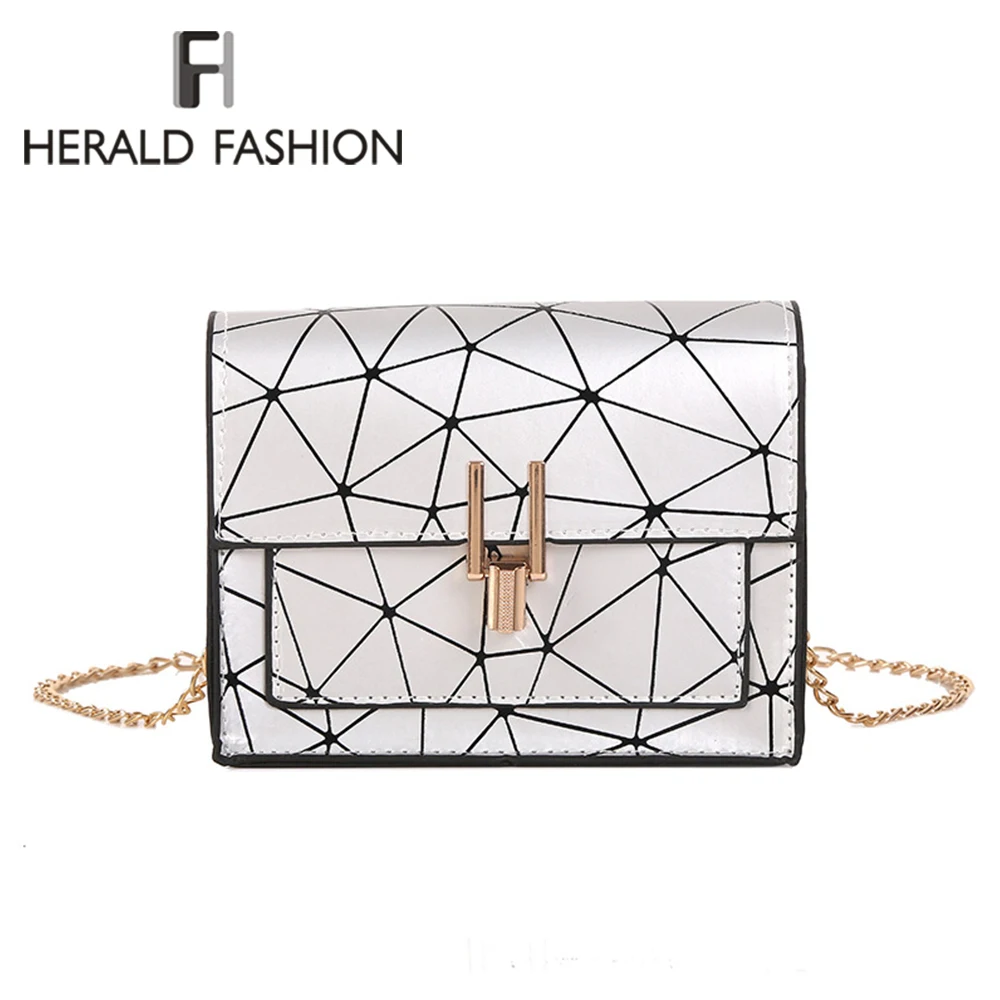 Herald Fashion женские сумки мессенджеры из искусственной кожи Женская Роскошная сумка