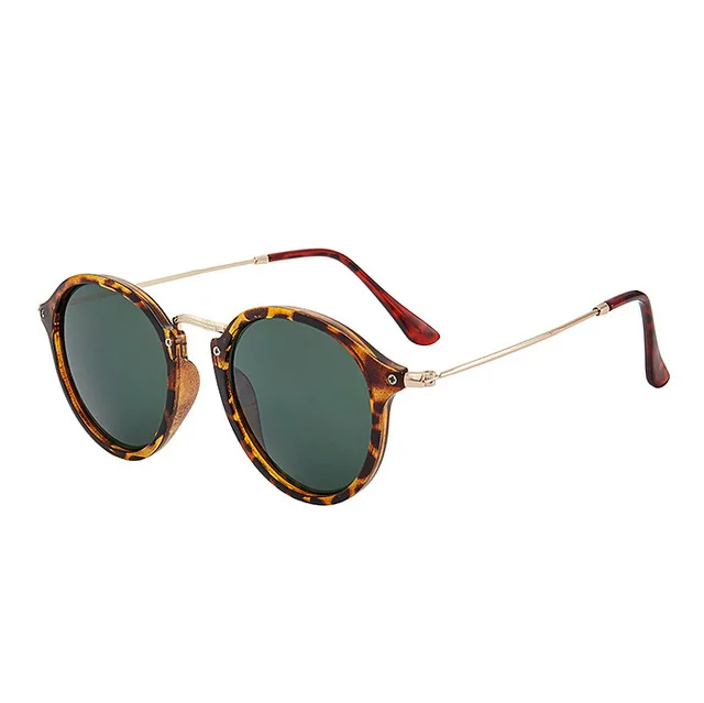 Round Metal Frame Mirror Sunglasses Women Men 2021 Retro Brand Designer Sunglasses Trending UV400 Wholesale 059C5