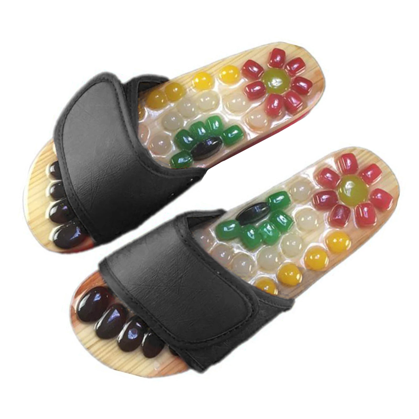 1 Pair Foot Massage Slipper Acupressure Foot Acupuncture Shoes Foot Reflexology Acupuncture Therapy Massager Walk Stone 1 Pair Foot Massage Slipper Acupressure Foot Acupuncture Shoes Foot Reflexology Acupuncture Therapy Massager Walk Stone