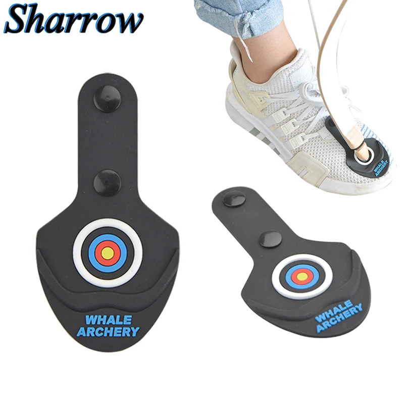 

Recurve Bow Limb Protection Archery Break Rubber Pad Protector on The Shoes Foot for Longbow Hunting Shooting Accessories