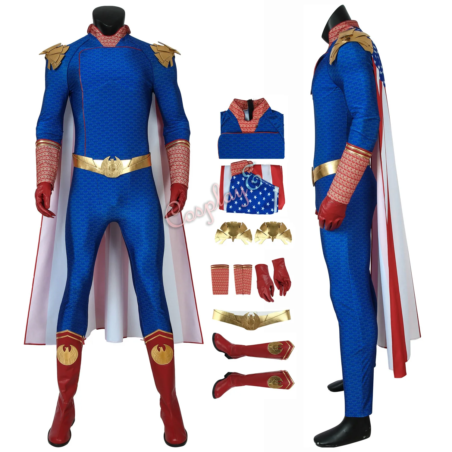 

Homelander Costume The Boys Season 1 Cosplay John Full Set Cool Outfit