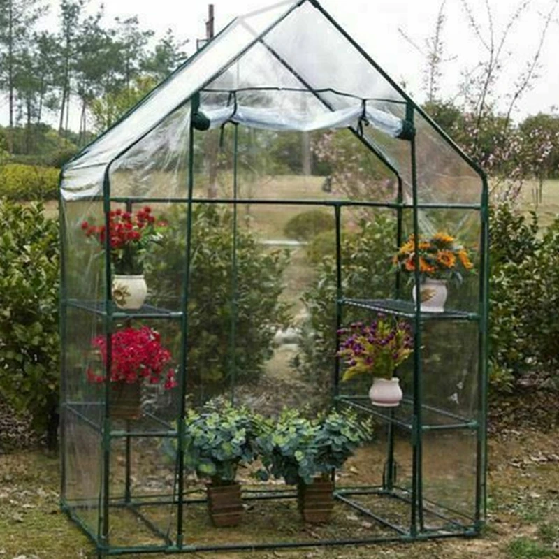2M Wide Agricultural Greenhouse Film Keep Warm Shade Rain-Proof Garden Film Outdoor Flower Plant Covers PE Plastic