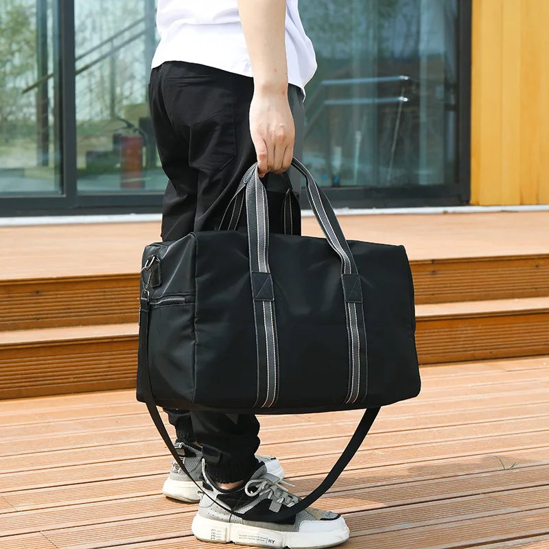 

Short trip bag large capacity portable business trip bag light foldable waterproof luggage bag