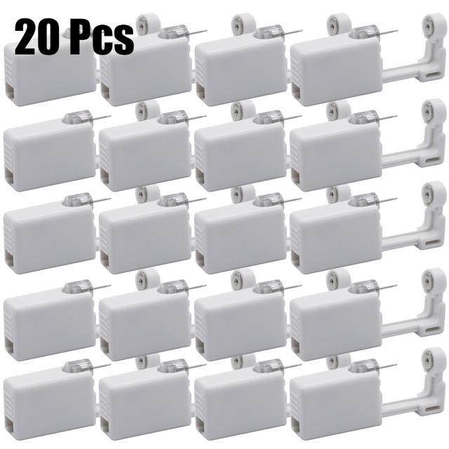 Ear Piercing Gun Kit Disposable Disinfect Safety Earring Piercer Machine Studs Nose CLip Body Jewelry Piercing Tool set