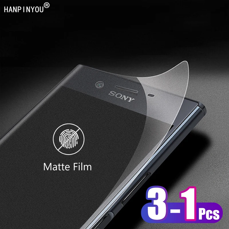 Для Sony Xperia 1 II 10 Plus XZ3 XZ2 XZ1 XZ Премиум полное покрытие матовая Гидрогелевая пленка