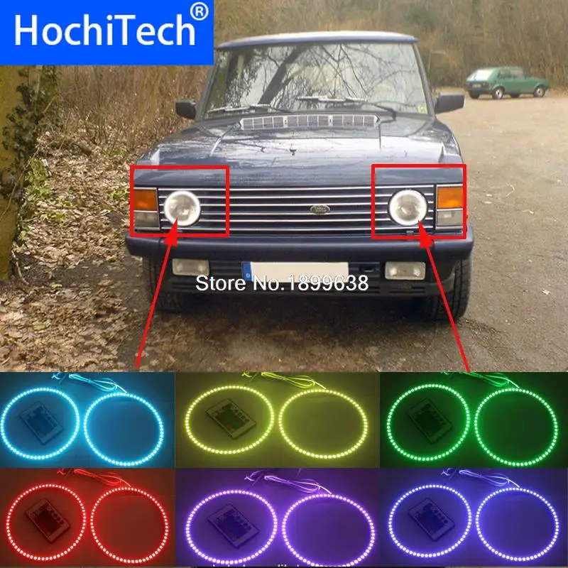 

Супер яркий цвет 7 RGB комплект светодиодов «глаза ангела» с Дистанционный пульт Тюнинг автомобилей для Land Rover Range Rover 1987-1994 Amazon Kindle Fire 7''