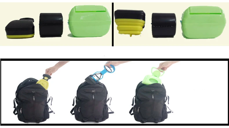 Собака Pet Путешествия складной Pooper Scooper ручка захват, совок для уборки собачьих экскрементов очистка уборки животных отходов домашних животных