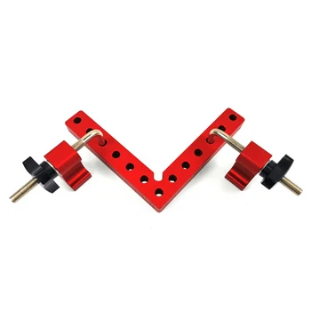 

Aluminium Alloy Carpenter Clamping Tool 90 Degree Replacement Part Corner Fixing Positioning Panel Woodworking Right Angle Clip