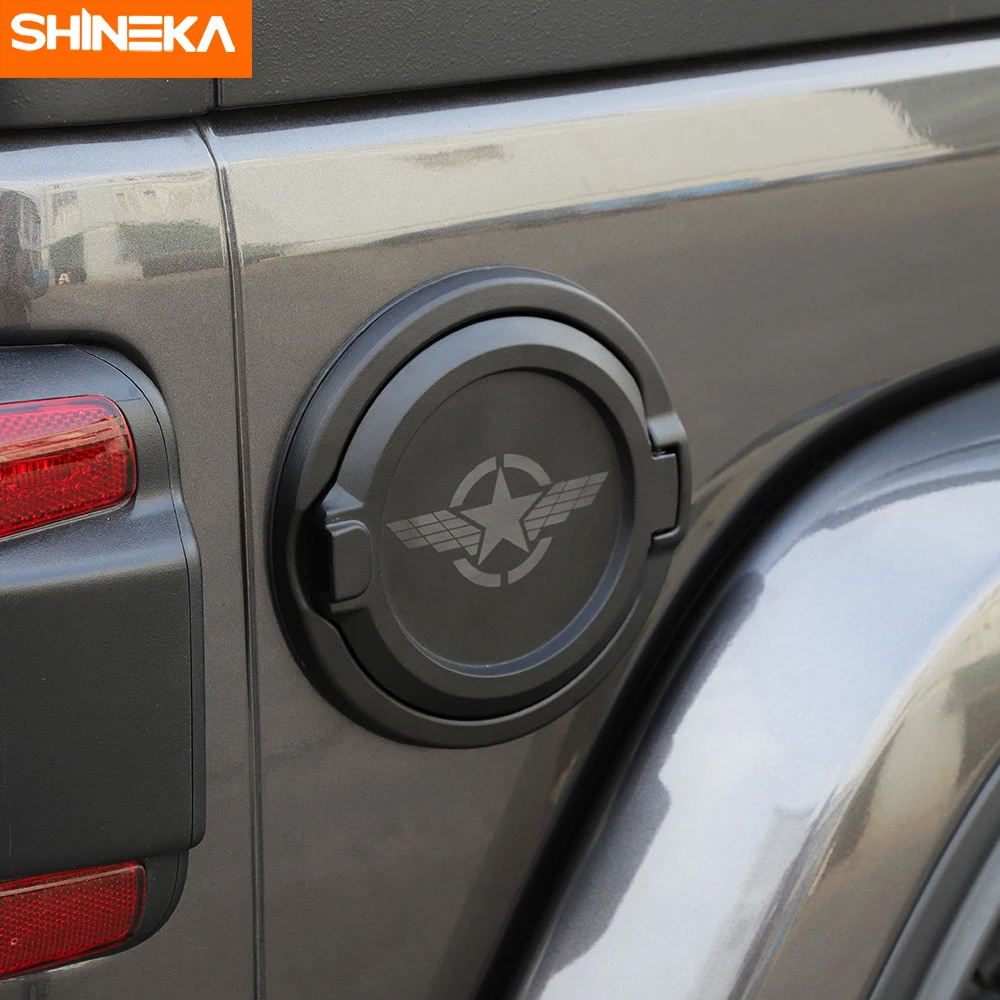 SHINEKA крышки бака для Jeep Wrangler JL Unlimited 2 4 двери бензобака крышка топливного бака крышка двери для Wrangler JL
