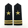 Sailor  Shoulder Strap Security Five-Pointed Star Arc Golden Embroidered Military Rank Decoration Cosplay Entertainment ► Photo 2/6