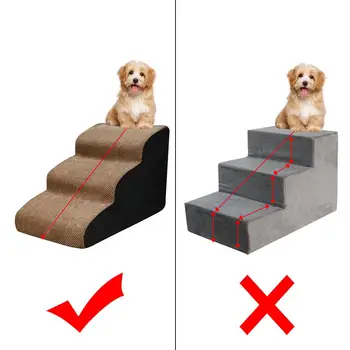 

Improved Dog Stairs Pet 3Steps Stairs For Small Dog Cat Dog House Pet Ramp Ladder Anti-slip Removable Dogs Bed Stairs Pet Supply