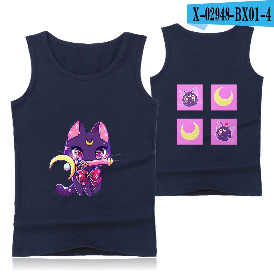 Sailor Moon/брендовая майка для бодибилдинга, мужская майка для фитнеса, майка без рукавов Harajuku, майка для мускулистых мужчин, майка - Цвет: Хаки