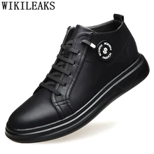 Обувь для мужчин; Дизайнерская обувь для мужчин; кожаная обувь высокого качества; мужские черные кроссовки; zapatos de hombre casuales cuero ayakkab