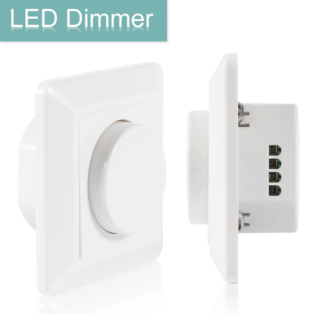 Interruptor de Luz Interruptor de Controle de Parede Pces 200w Led Dimmer 220v Ajustável Controle Iluminação Teto Botão 4 - 2 1 9 220v interruptor de luz ajustável controle iluminação