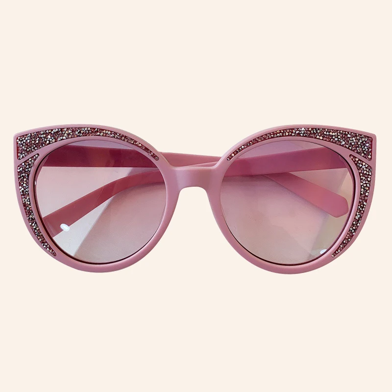 Новинка, брендовые дизайнерские солнцезащитные очки Cateye, женские винтажные очки, зеркальные, Ретро стиль, Lunette De Soleil Femme, UV400