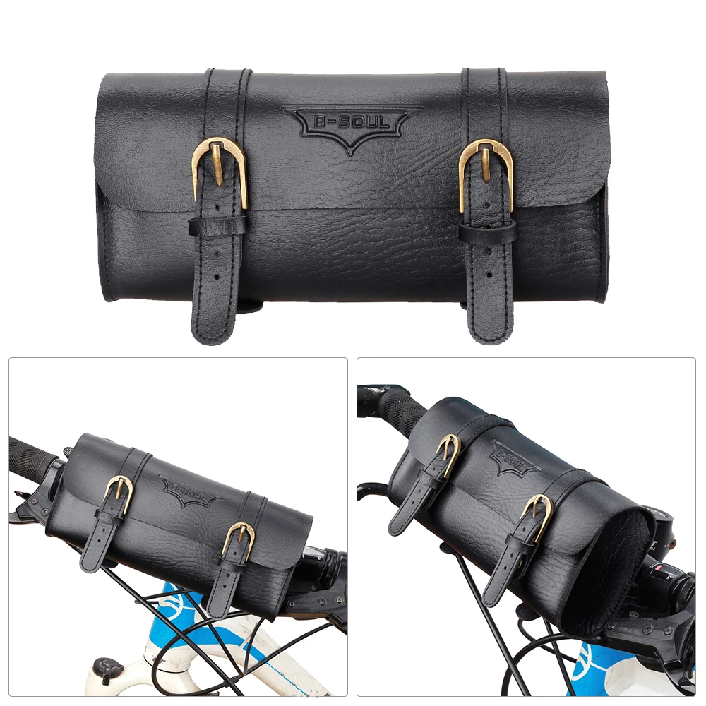 

B-SOUL Cycling Front Handlebar Basket 1.2 L Bike Front Handlebar Bag Bicycle Handlebar Pouch Storage Packs capacete ciclismo
