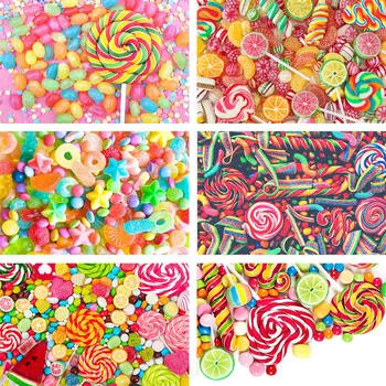 

Mehofond Photography Background Dessert Donuts Candy Newborn Baby Shower Birthday Party Backdrop Photophone Photo Studio Props