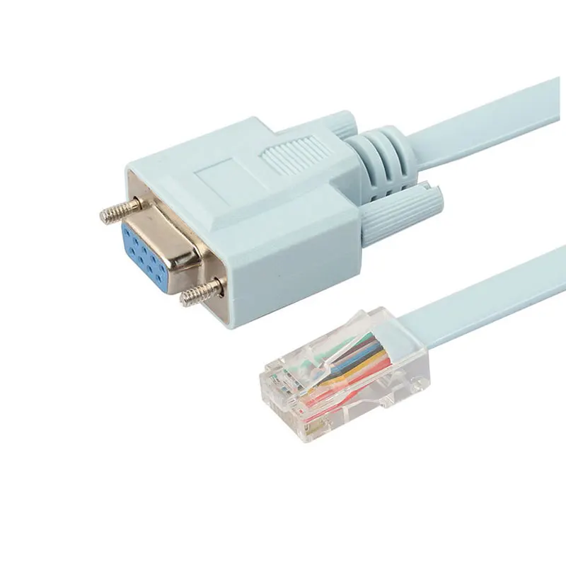 Консольный кабель маршрутизатора RJ45 Cat5e CAT6 к RS232 DB9|Компьютерные кабели и разъемы|
