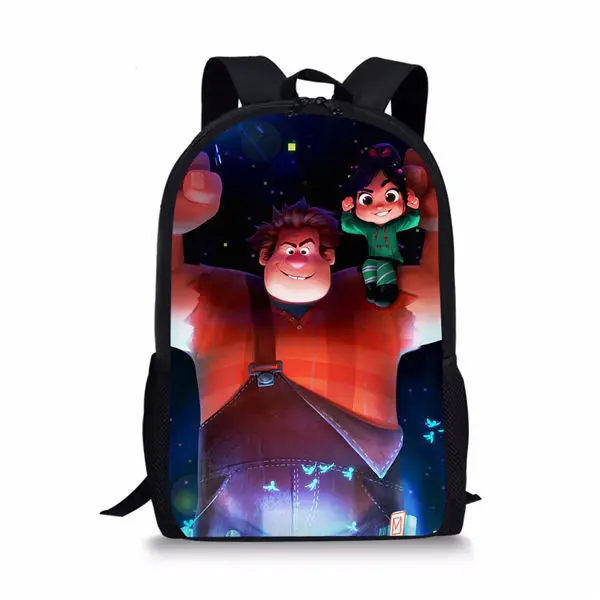 HaoYun, модный детский рюкзак, Wreck-It, Ральф, сумки для книг, для мальчиков, Mochila Infantil, От 1 до 6 лет, Ральф, школьная сумка, детский рюкзак - Цвет: CDWX4346C