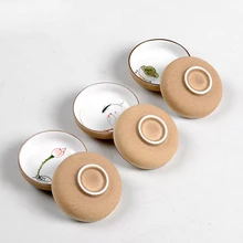 Китайская чайная чашка кунг-фу, керамический чайный сервиз, посуда для путешествий, чашки, расписанные вручную, фарфоровая, слива, Орхидея, лотос, зеленый, пуэр, Улун, чайная чашка