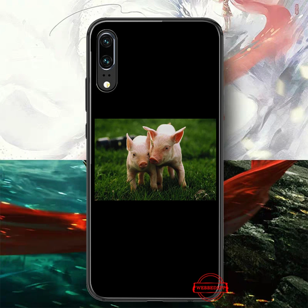 4 Забавный силиконовый чехол со Свинкой из мультфильма для huawei P8 Lite P9 Mimi P10 P20 Pro P Smart P30 - Цвет: 4