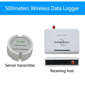 

Humidity Temperature Wireless Sensor Data Logger 433/868/915mhz Long Range Remote Temperature Humidity Monitoring