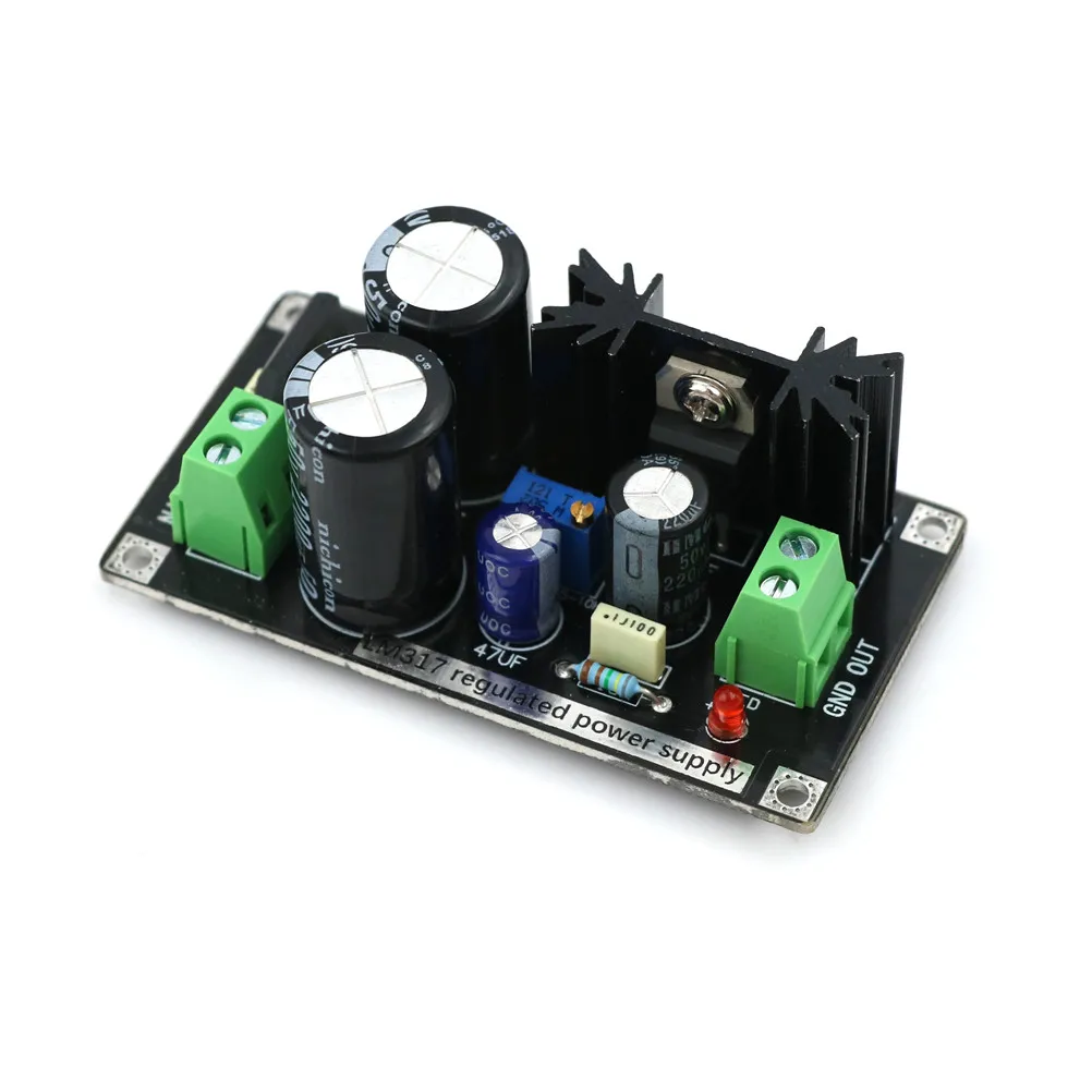 

1PC LM317 Adjustable Regulated Rectifier Filter Power Supply Board Module