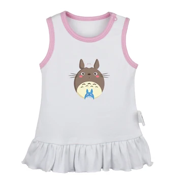 

Pokemon Pikachu Pokeball Ash Ketchum My Neighbor Totoro Newborn Baby Girls Dresses Toddler Sleeveless Dress Infant Clothes