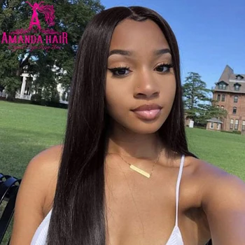 

Straight Human Hair Wigs 4x4 Lace Closure Wig Brazilian 13x4 Lace Front Human Hair Wigs For Women Pre Plucked With Baby Hair