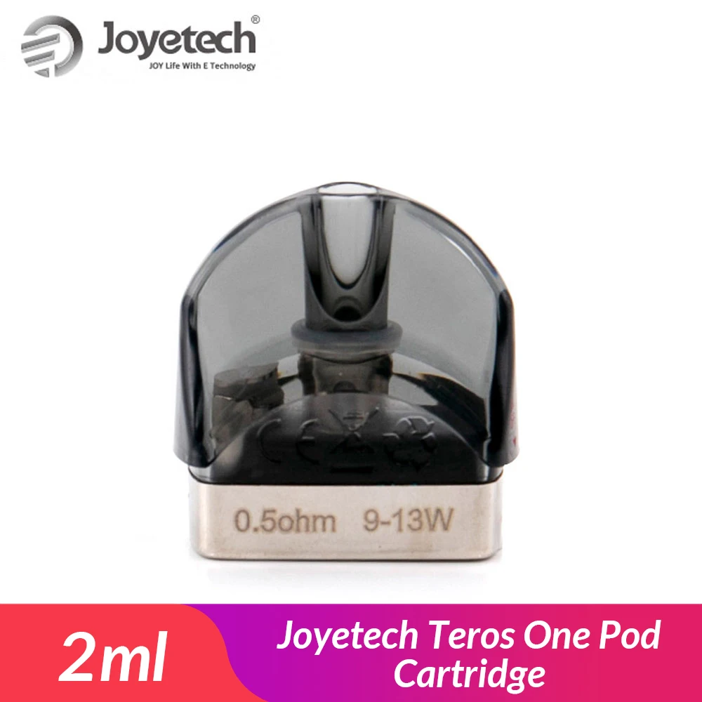 

[In Stock] Joyetech Teros One Replacement Pod Cartridge 2ml E-cig Vape Pod with 0.5ohm Mesh Coil for Teros One (2pcs/pack)