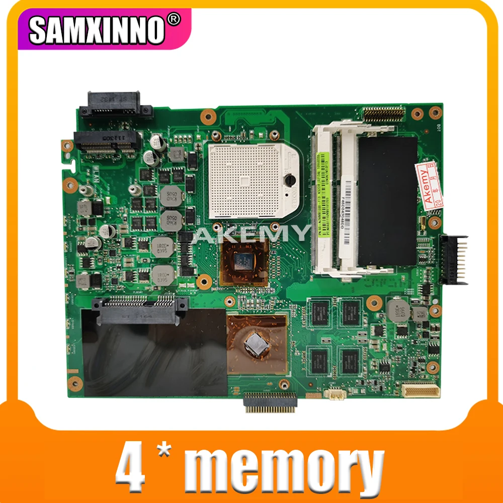 Материнская плата для ноутбука For Asus K52DY A52DE K52DE A52DR K52D X52D A52D 512M 4 *|notebook mainboard|motherboard for