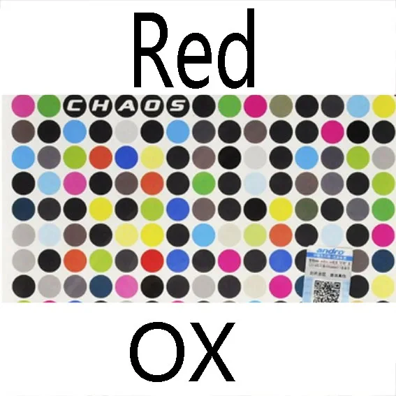 Red OX Оригинальные Tsp резиновые Длинные прыщи для настольного тенниса, резина для пинг-понга - Цвет: Red OX