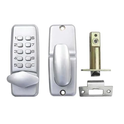 Serrure de porte en bois, clavier à Code intelligent, mécanique, antivol, sécurité domestique, jardin, sans batterie 