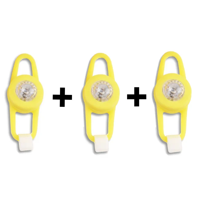 Small Yellow Bike Duck Bicycle bell Luminous Airscrew Helmet Duck Ducky Bicycle Wind Motor Riding Cycling Lights Horn 3 Strap lights